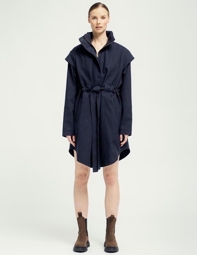 BRGN monsun coat - navy