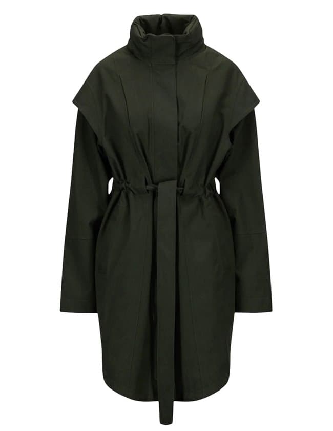Monsun Coat Green back