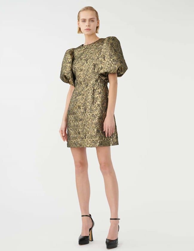 Dea Kudibal tulippi dress - gold