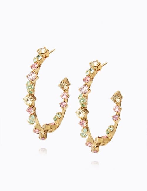 Caroline Svedbom antonia loop earrings - summer combo