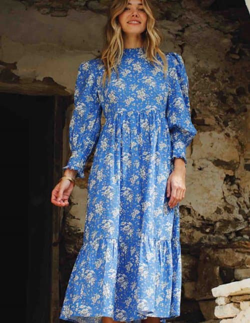18+ Pink City Prints Maria Dress