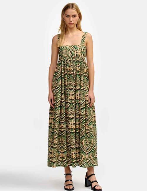 Feather and sales stitch dresses