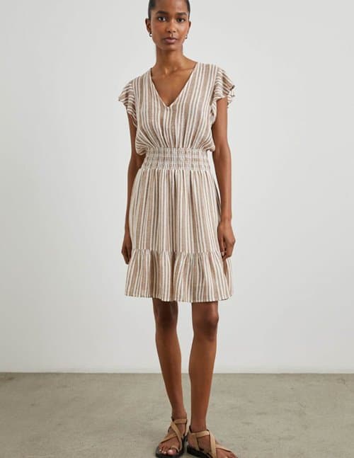 Rails tara dress - santo stripe