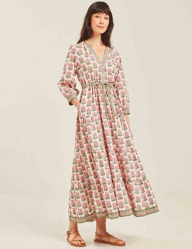 Pink City Prints maria dress - holly bouquet