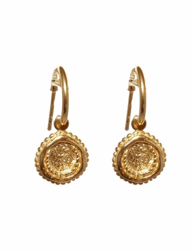 Mimi et Toi creissant earring - gold