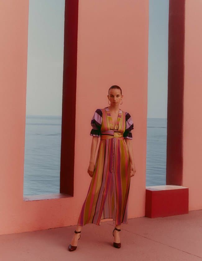 Dea Kudibal aislinn silk dress - combined model