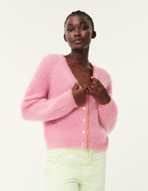 Des Petits Hauts bulette cardigan - rose