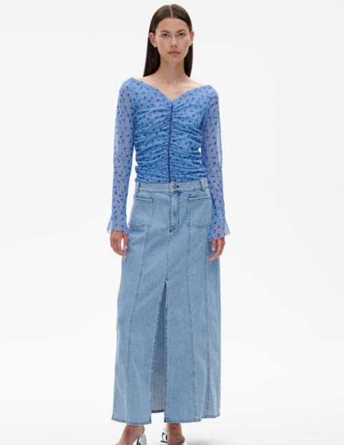 Baum und Pferdgarten sabire skirt - light denim