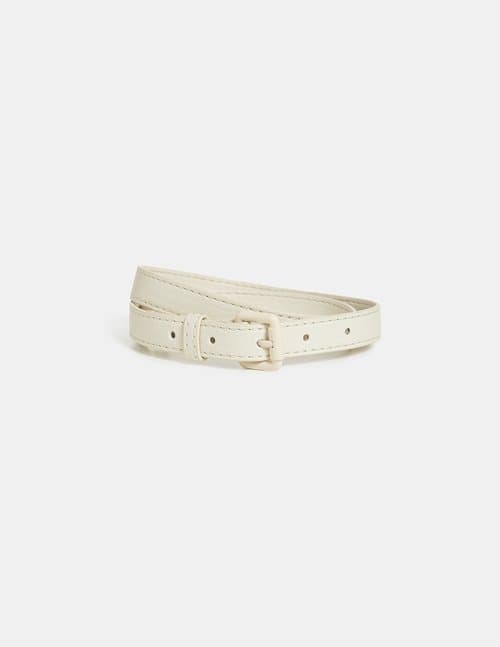Womens Designer Belts Feather Stitch