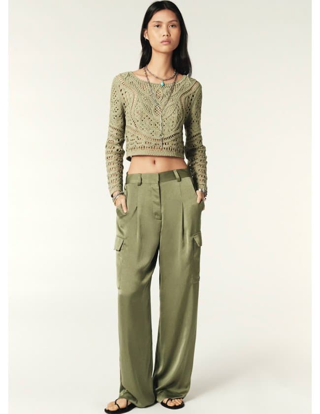 ba&sh cary pants - kaki