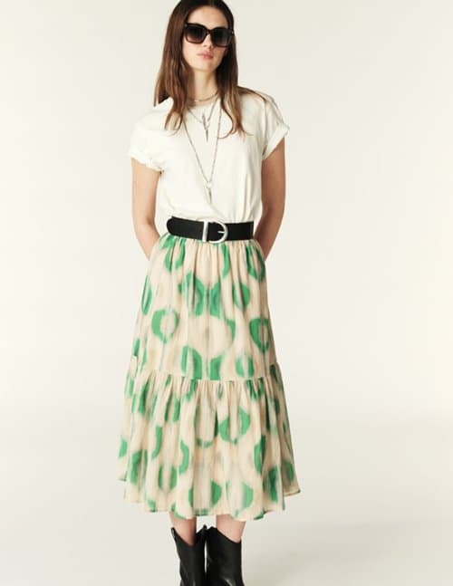 ba&sh clarie skirt - ecru
