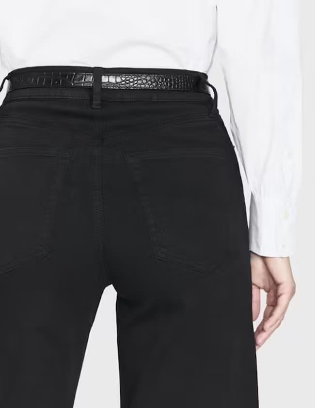 Frame Jeans le slim palazzo jean - black model