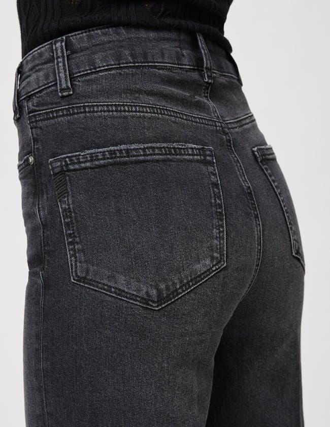 Paige Jeans sasha jean - viper black detail