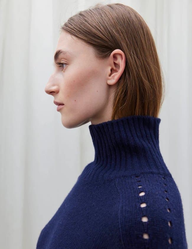 Beta Studios jenny jumper - navy detail