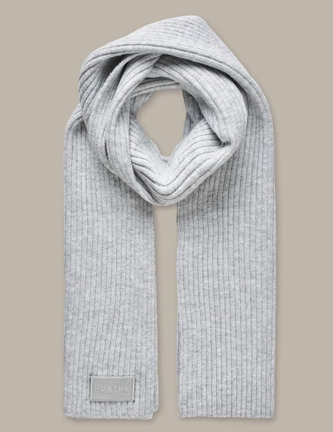 Munthe tarisma scarf - grey side