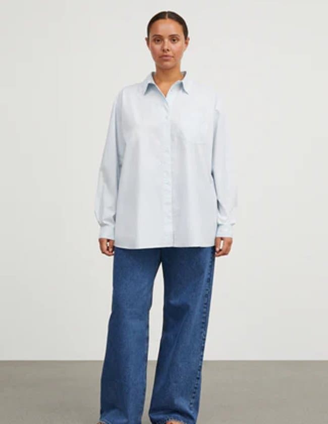 SKALL Studio edgar shirt - light blue side