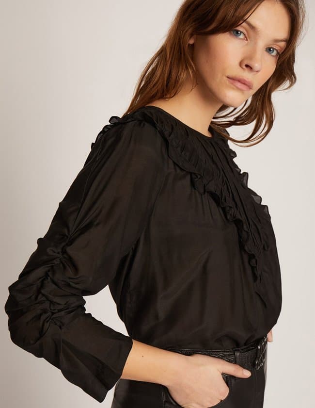 Munthe tenda top - black side