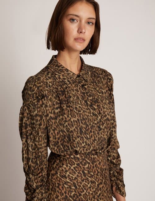 Munthe leopard dress clearance