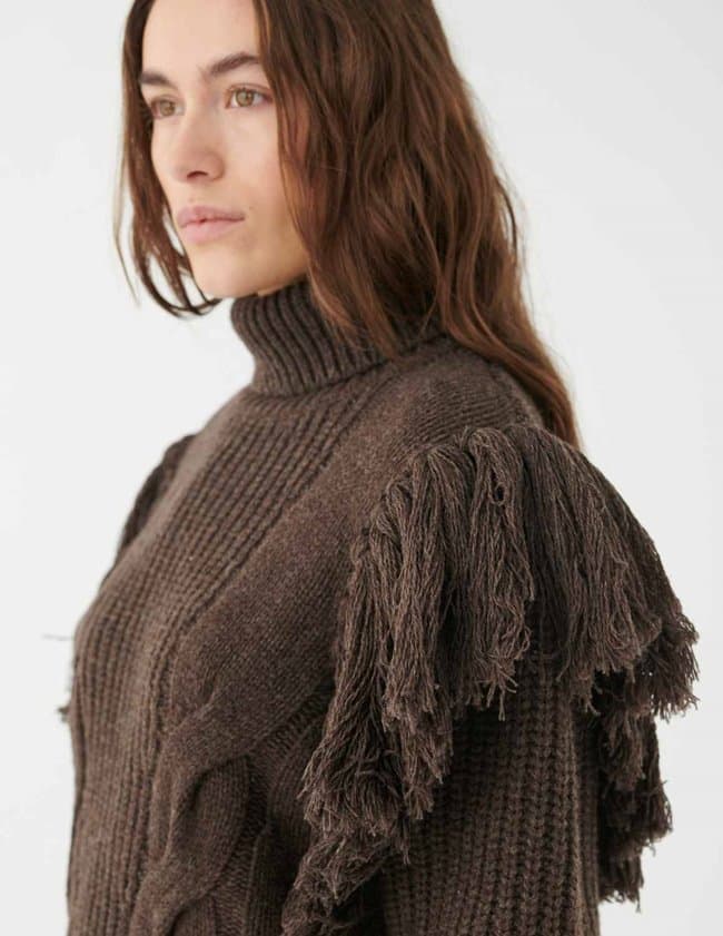 Dea Kudibal menadea jumper - coffee side