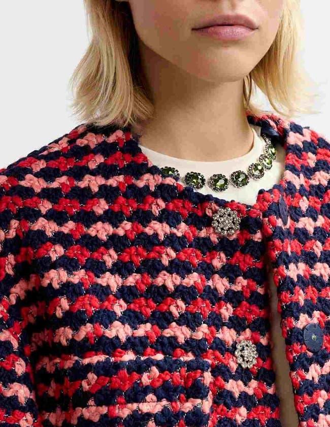 Essentiel Antwerp green jacket - navy side