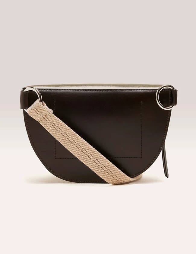 Bellerose rosie bag - dark roast side