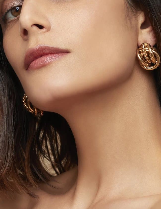 Gas Bijoux lilou earrings - gold back