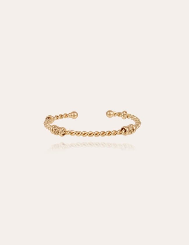 Gas Bijoux torsade bangle bracelet - gold