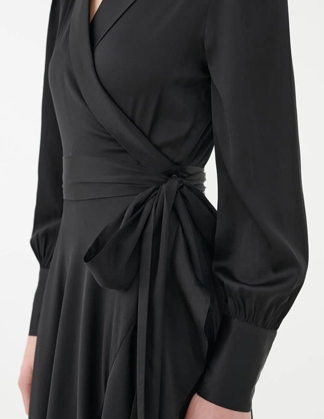 Dea Kudibal vitahdea silk dress - black side
