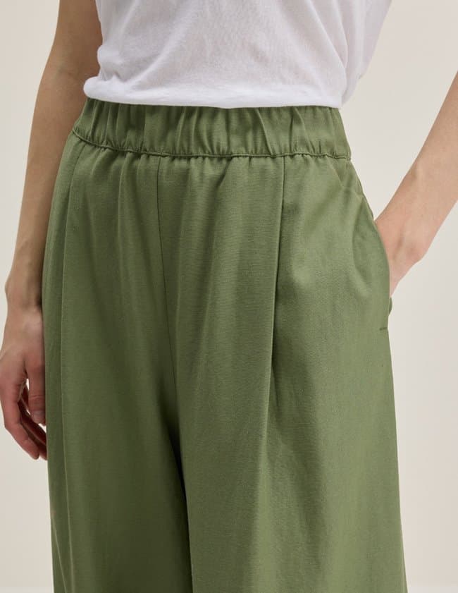 Bellerose vezza trousers - jeep detail