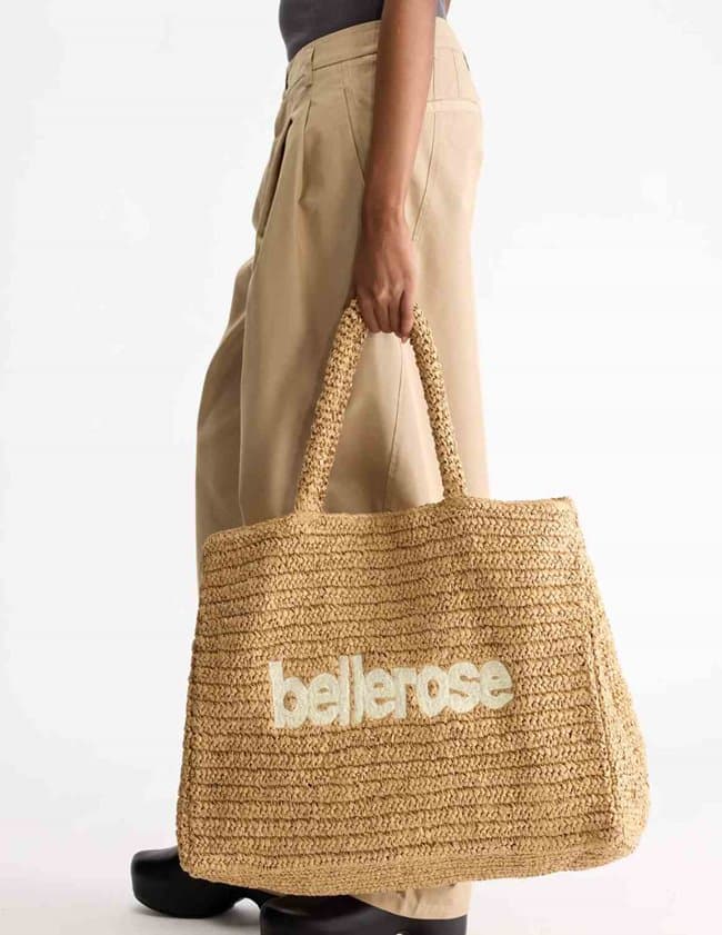 Bellerose itop bag - natural back