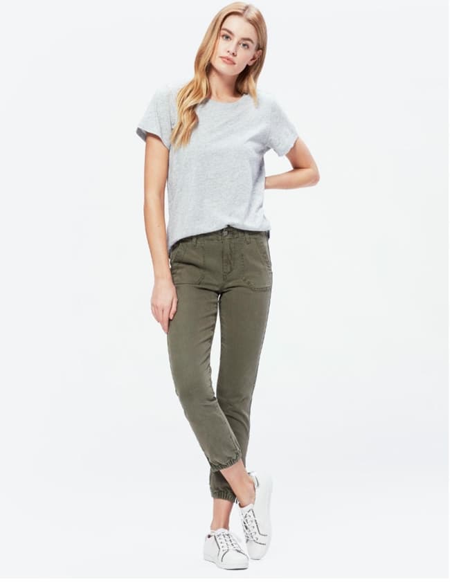 Paige Mayslie Jogger Vintage Ivy Green