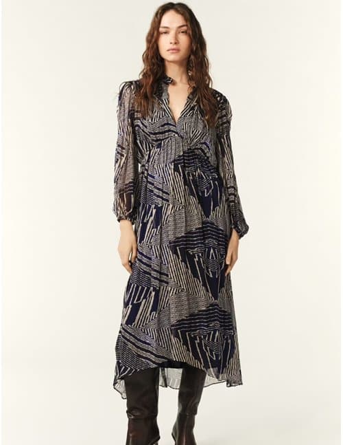 ba&sh antal dress - night blue