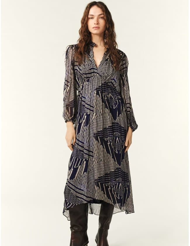 ba&sh antal dress - night blue