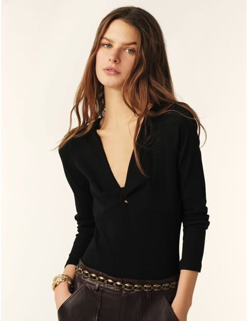 ba&sh campbell body - black