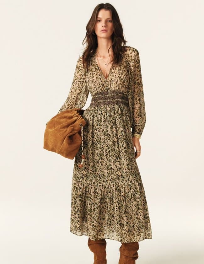 ba&sh coraly dress - ecru