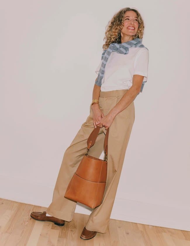 Beta Studios klara trousers - safari