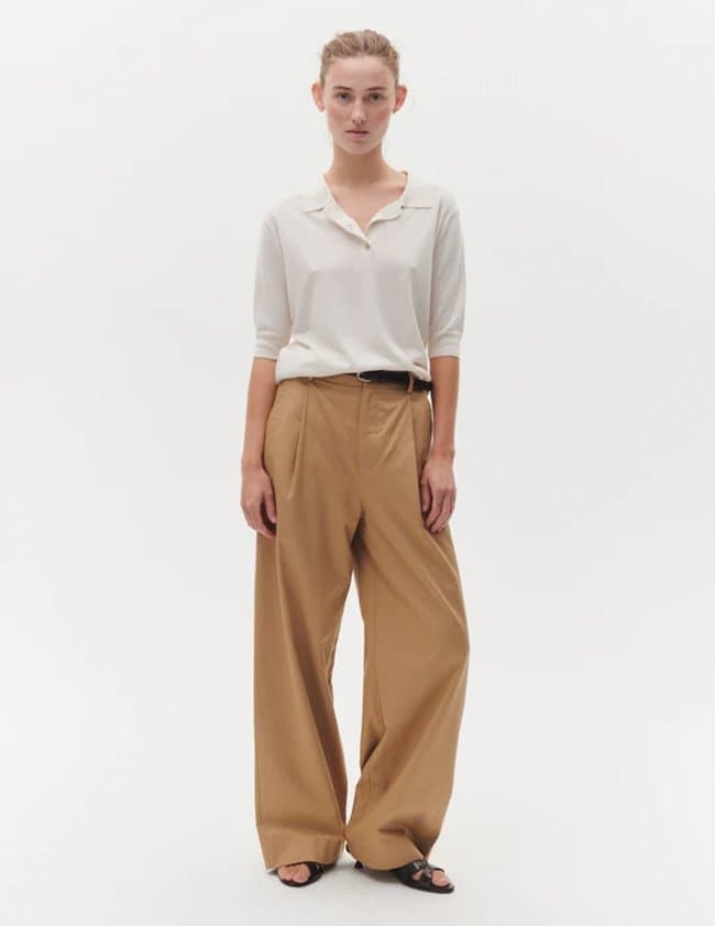 Beta Studios klara trousers - safari