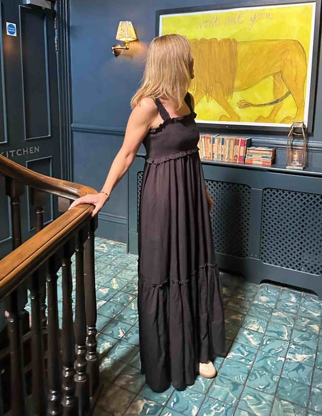 byTiMo party strap dress - black