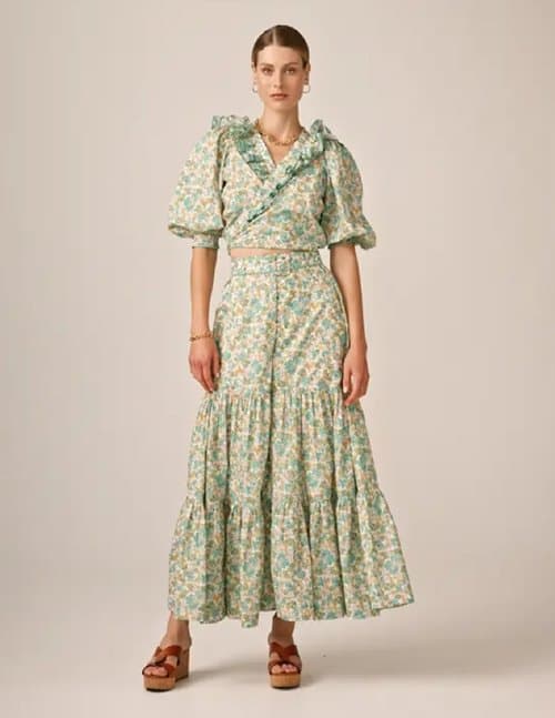 byTiMo cotton party skirt - anemone