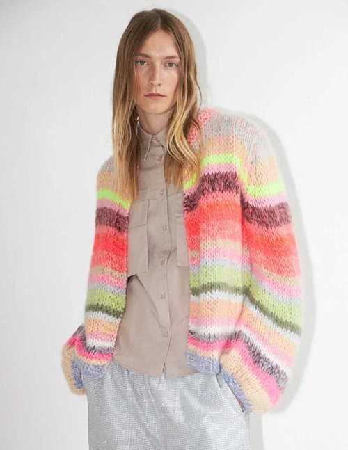 Dawn X Dare gabi multi cardigan - bold