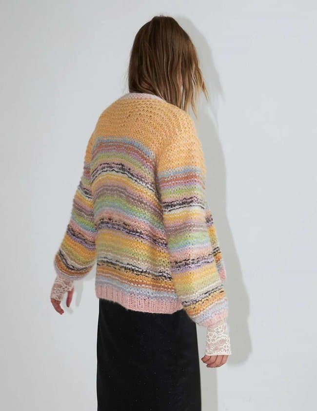 Dawn X Dare gabi multi cardigan - pastel side