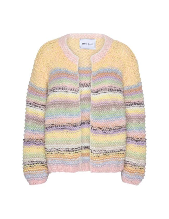 Dawn X Dare gabi multi cardigan - pastel back