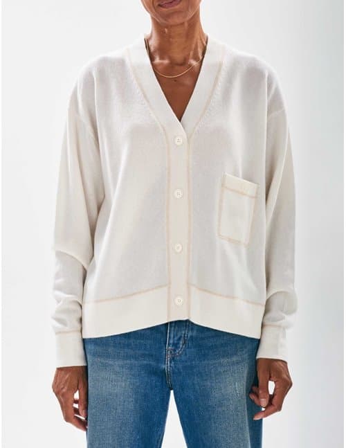 Jumper 1234 pocket cardigan - lily dew