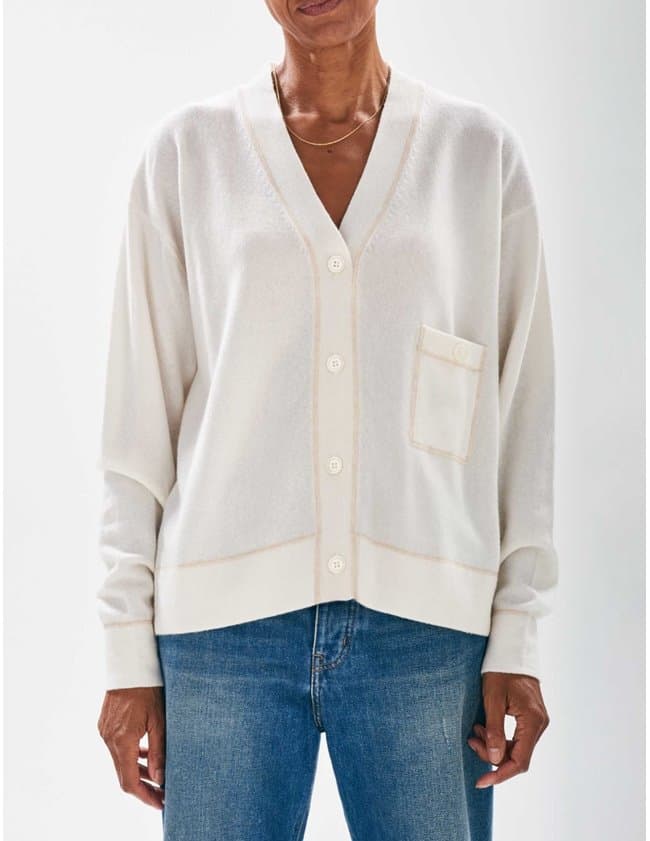 Jumper 1234 pocket cardigan - lily dew