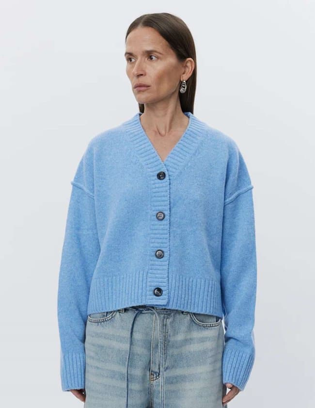 Day Birger et Mikkelsen jordane cardigan - blue