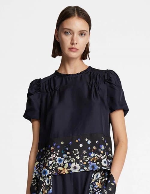 Munthe fahsai top - navy
