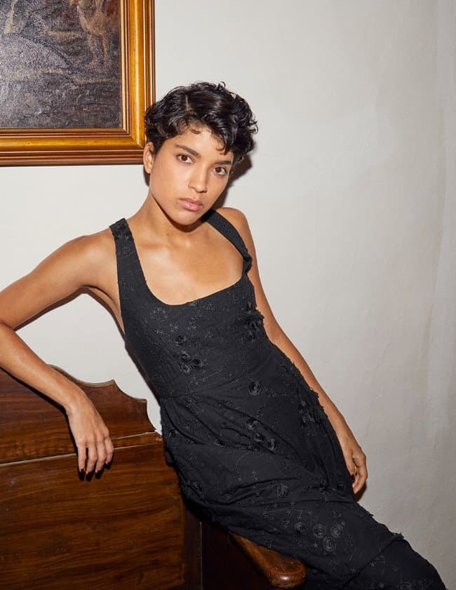 Munthe fronia dress - black model