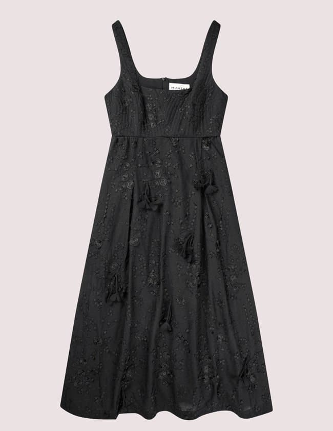 Munthe fronia dress - black back