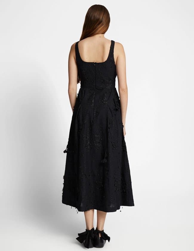 Munthe fronia dress - black side