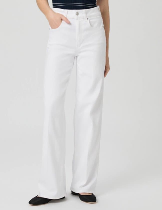 Paige Sasha Jeans White back
